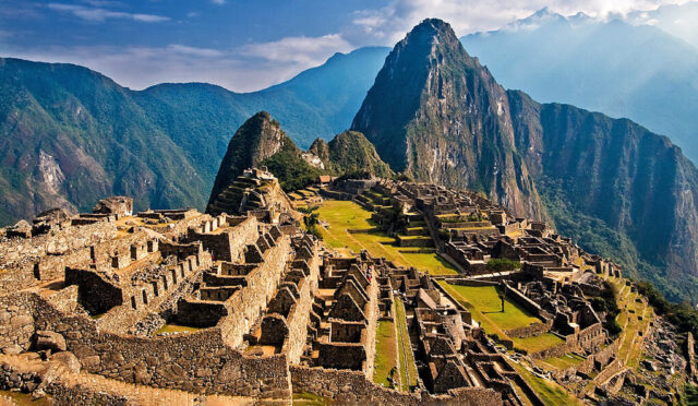Early morning in wonderful Machu Picchu Machu Picchu in Peru